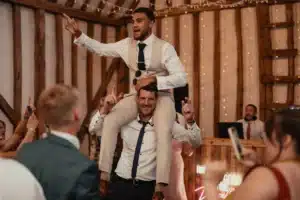 party time DJ SAMUEL HANN ESSEX WEDDING VILLIERS BARN