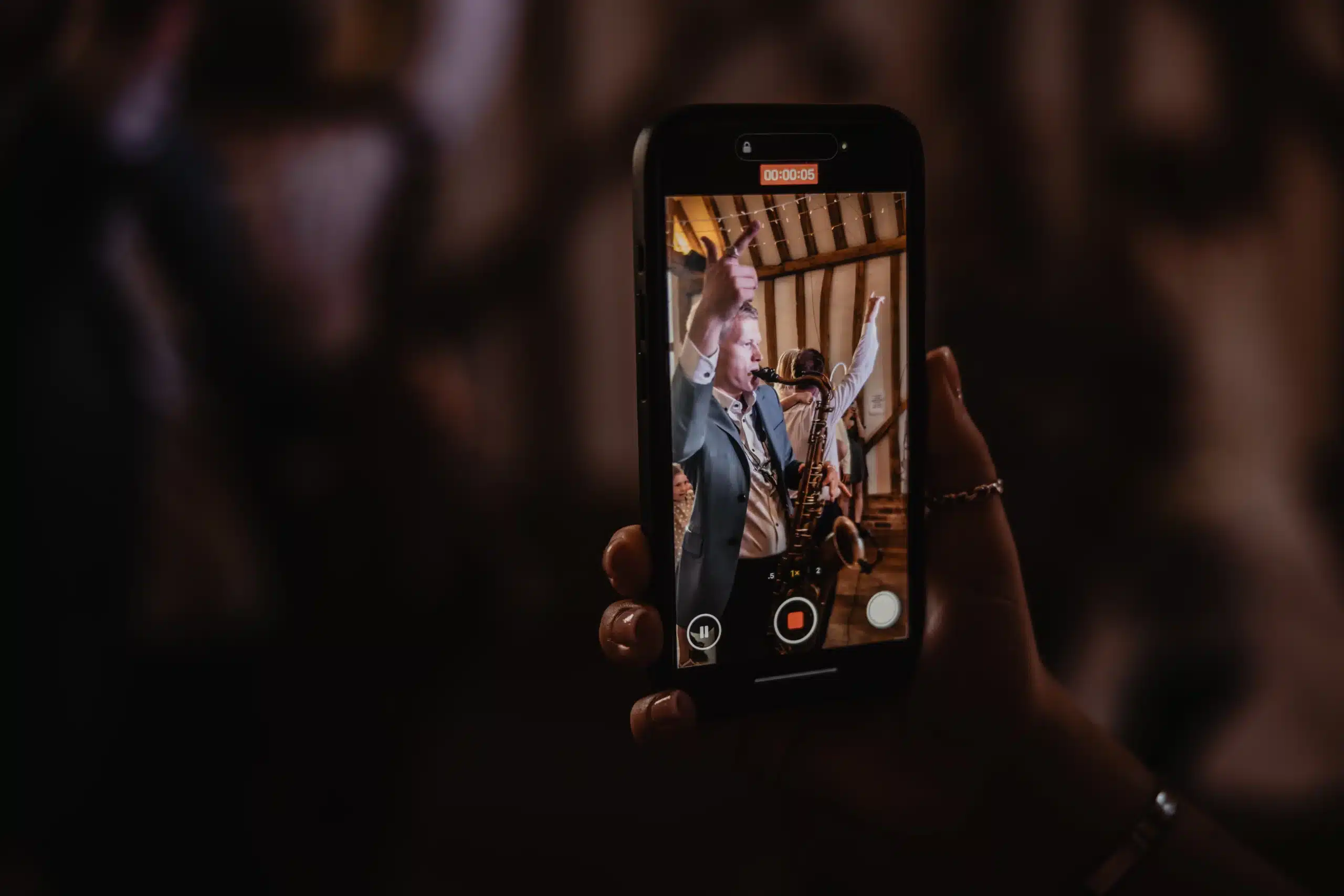 DJ AND JONNY SAX ESSEX WEDDING