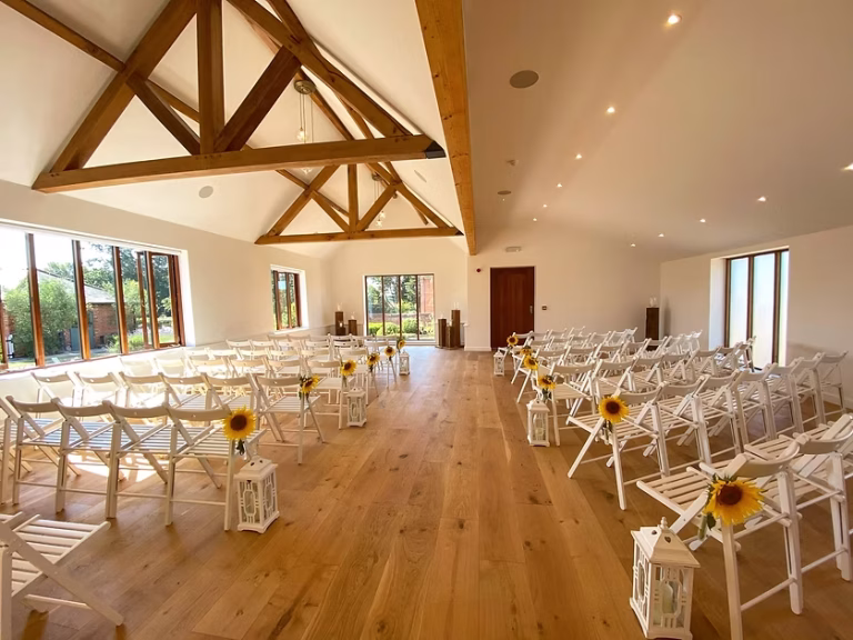 ceremony room villiers barn essex