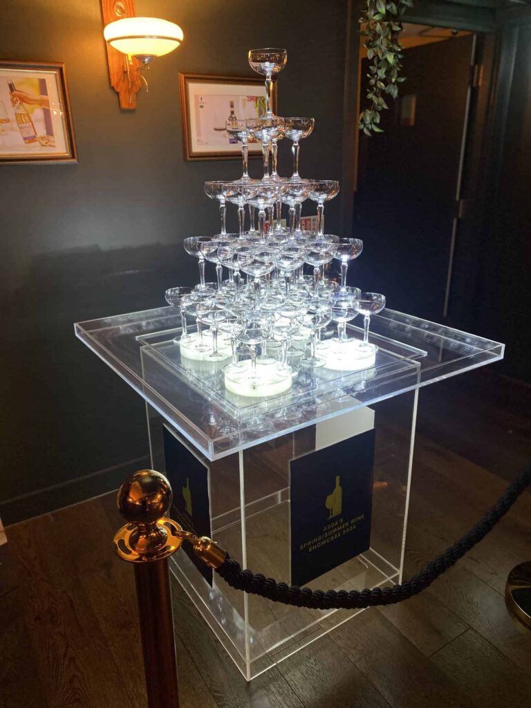 Champagne tower Essex