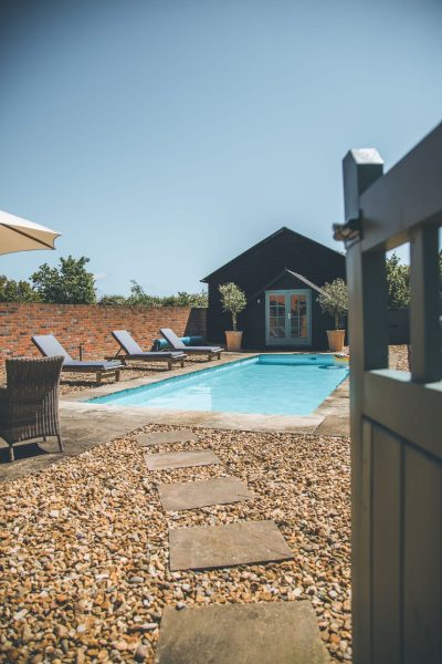bridal suite for Villiers Barn Essex with Pool
